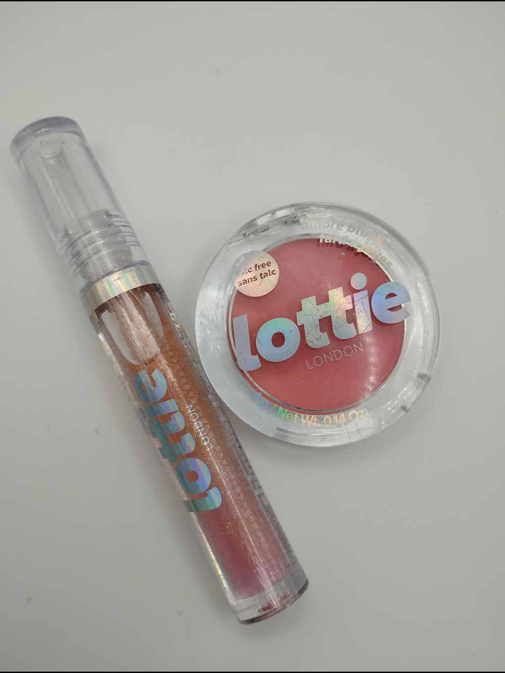 Lottie London Ombre Cream Blush & Shimmer Lip Gloss Duo